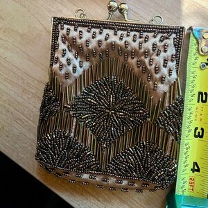 Vintage beaded dress evening bag